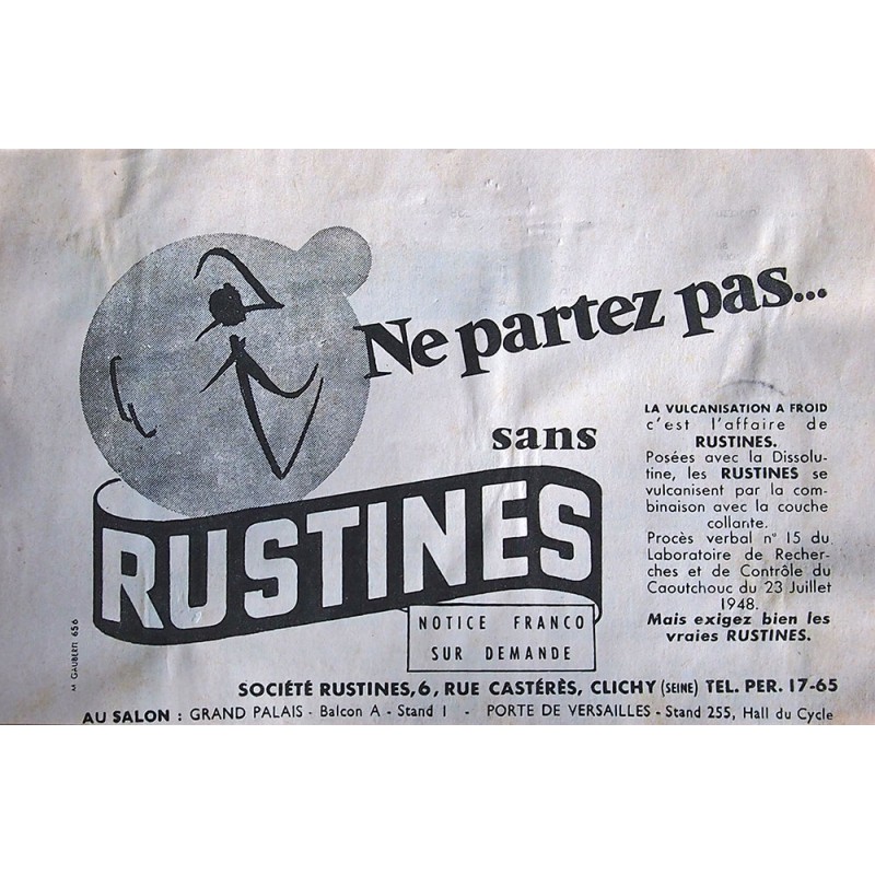 Boite de 48 Rustine sans colle vendu à l'unité