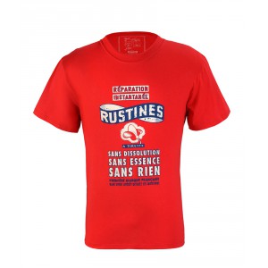 T-shirt Rustines rouge